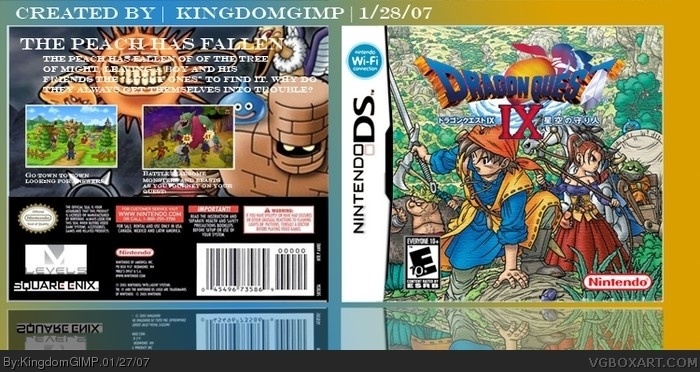 Dragon Quest IX: Protectors of the sky box art cover