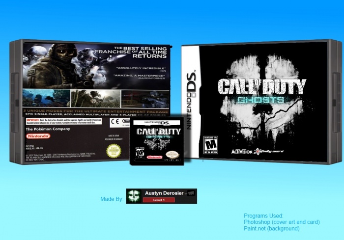 Call Of Duty: Ghosts box art cover