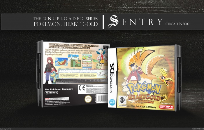 Pokemon Heart Gold Version box art cover