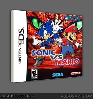 Sonic Vs. Mario box cover