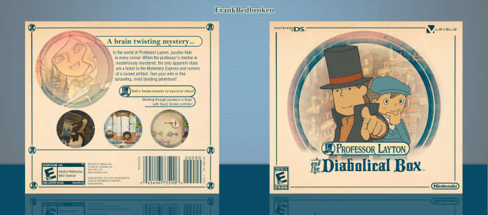 Professor Layton and the Diabolical Box box art cover
