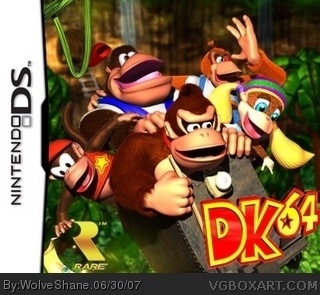 Donkey Kong 64 box cover
