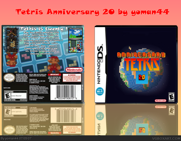 Tetris Anniversary 20 box art cover