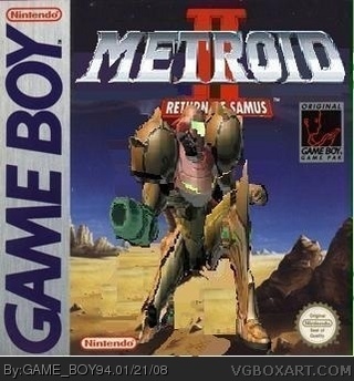 Metroid II: Return of Samus box cover
