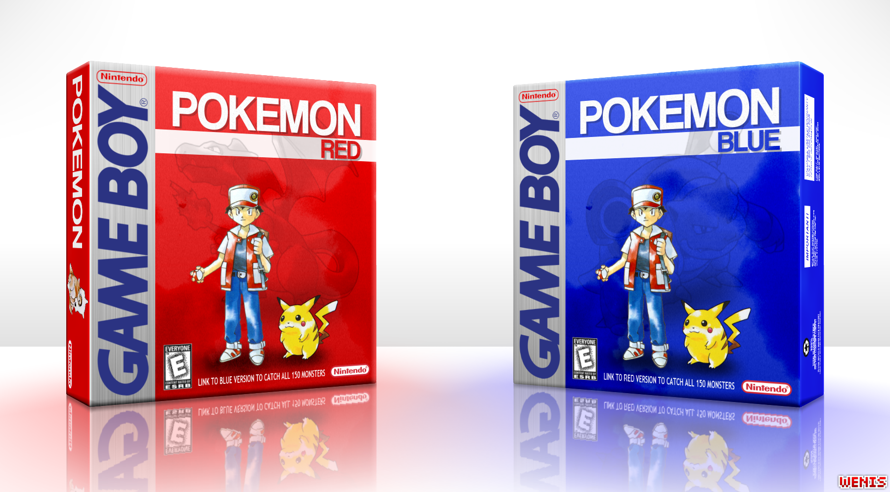 Pokemon Red and Blue box cover