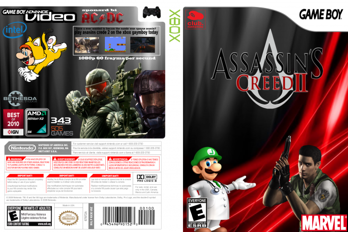 Assassins Creed 2 box art cover