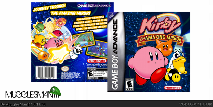 Kirby And The Amazing Mirror box art cover