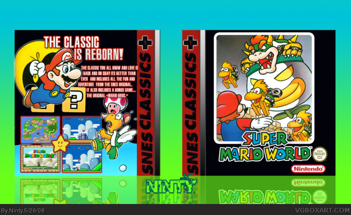 Super Mario World (SNES Classics) box art cover