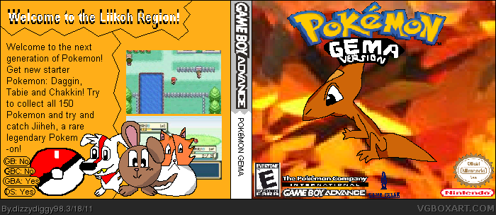 Pokemon Gema box cover