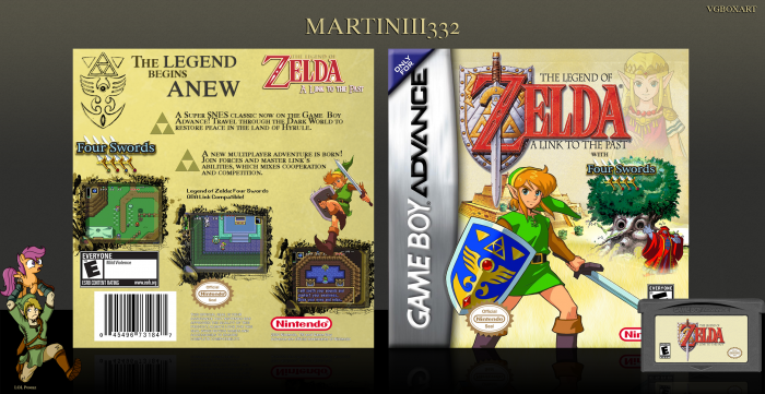 The Legend of Zelda: A Link to the Past box art cover
