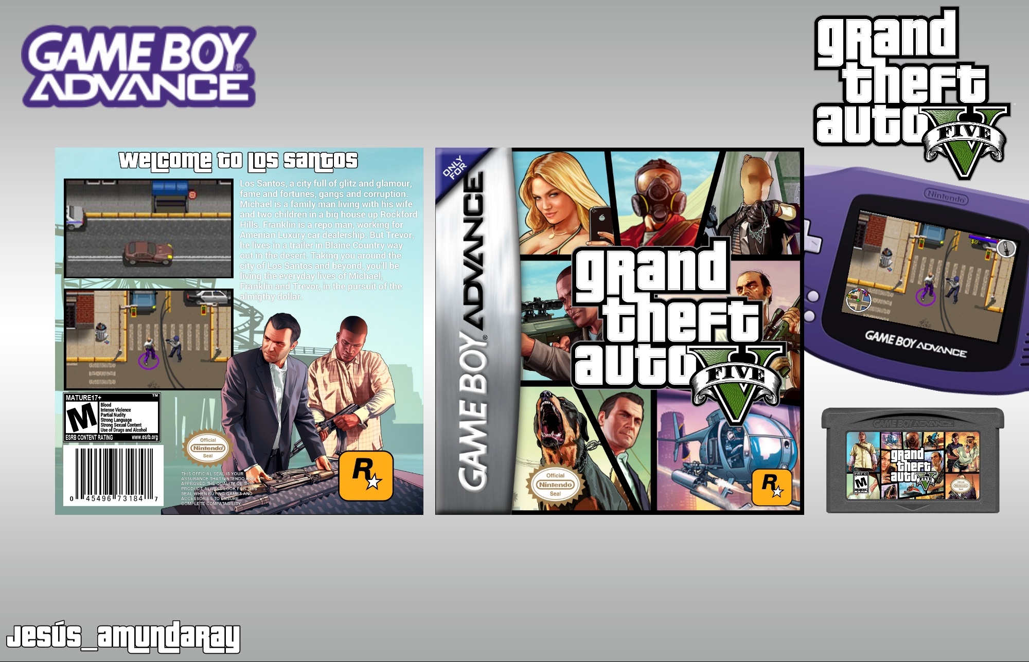 Grand Theft Auto V Advance Edition box cover