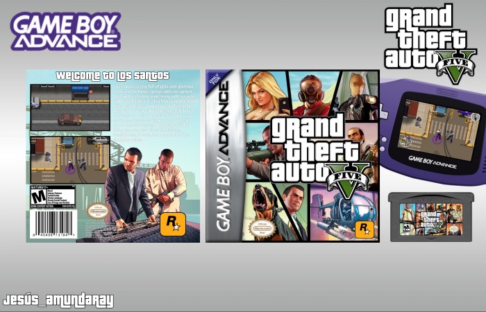 Grand Theft Auto V Advance Edition box art cover