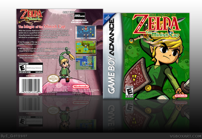 The Legend of Zelda: The Minish Cap box art cover
