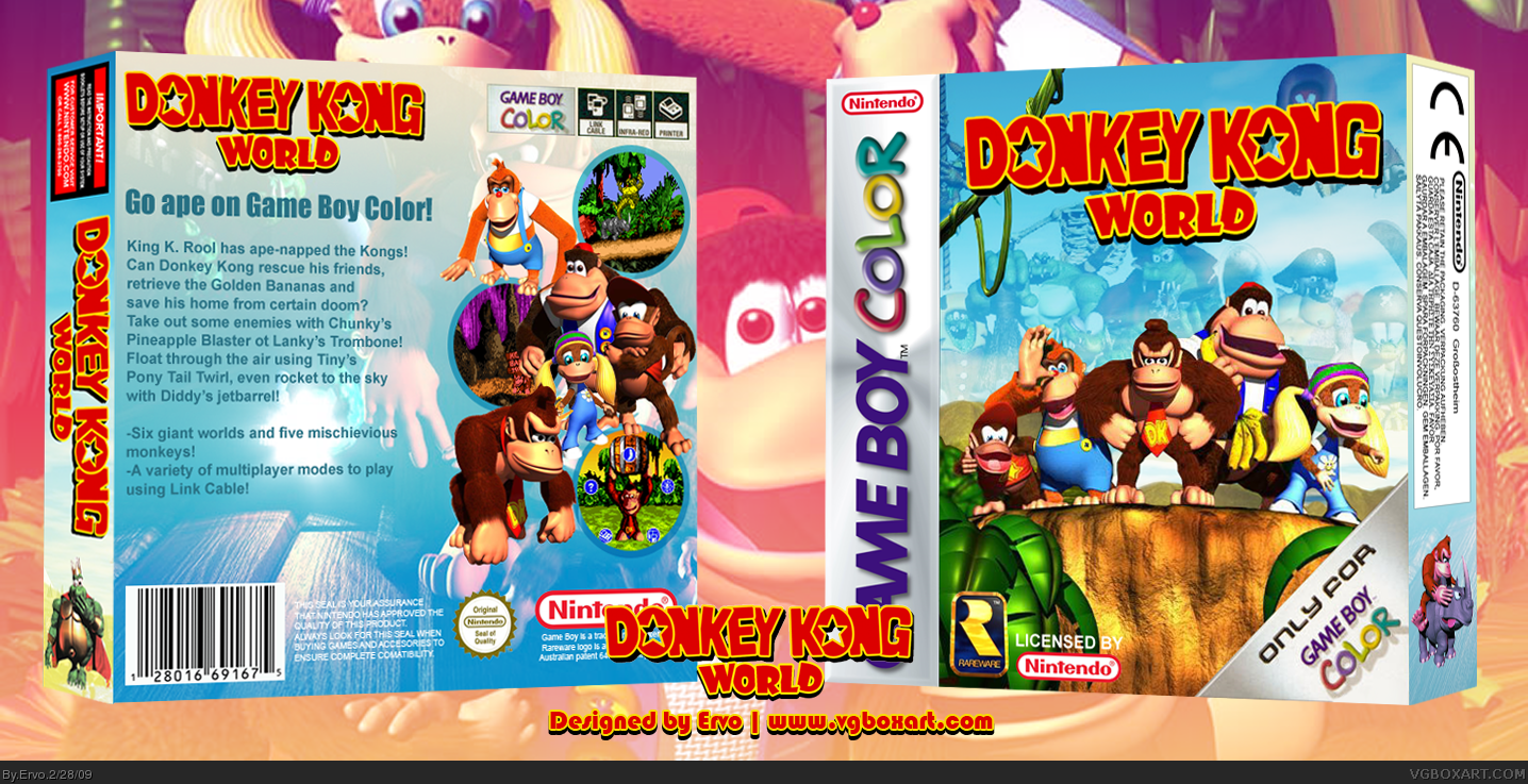 Donkey Kong World box cover