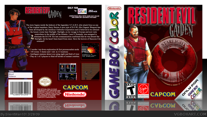 Resident Evil: Gaiden box art cover