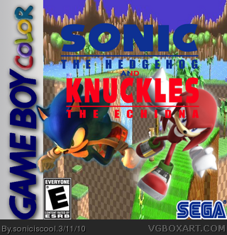 Sonic and Knuckles box cover