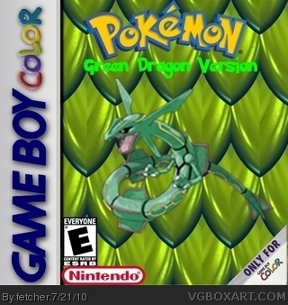 Pokemon Green Dragon Version box cover