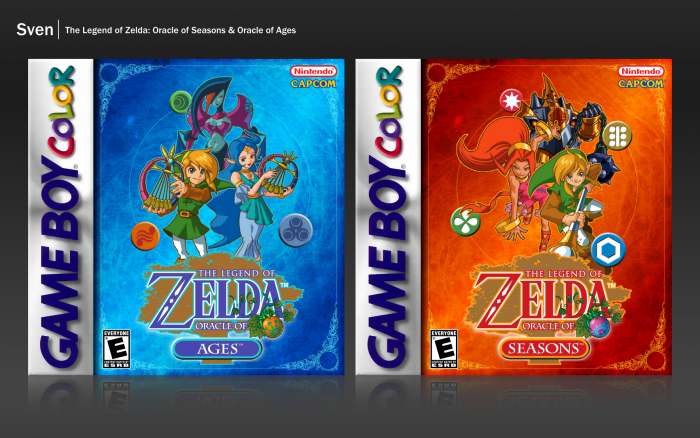 The Legend of Zelda: Oracle of Seasons/Ages box art cover