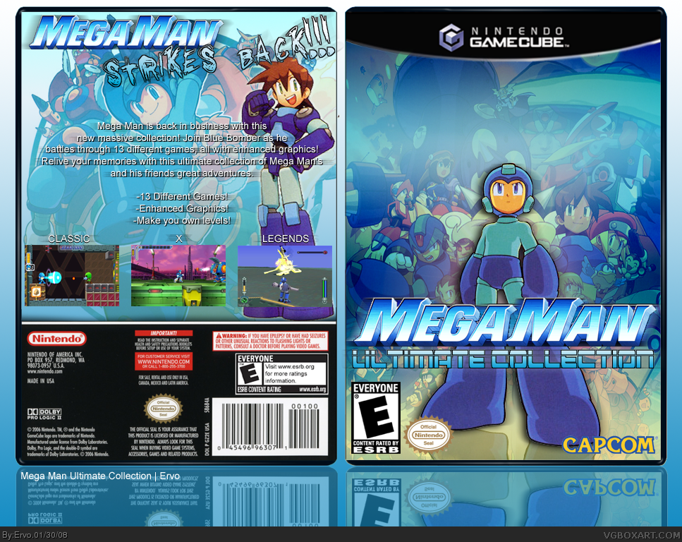 Mega Man Ultimate Collection box cover