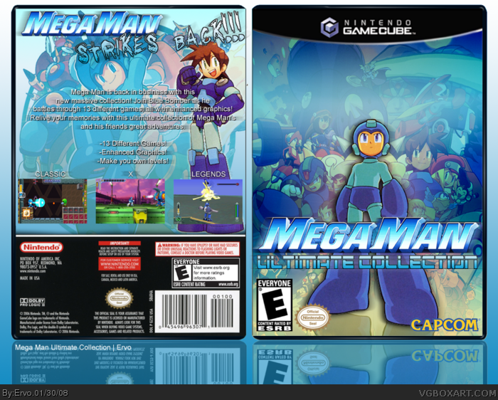Mega Man Ultimate Collection box art cover
