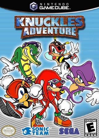 Knuckles Adventure box cover