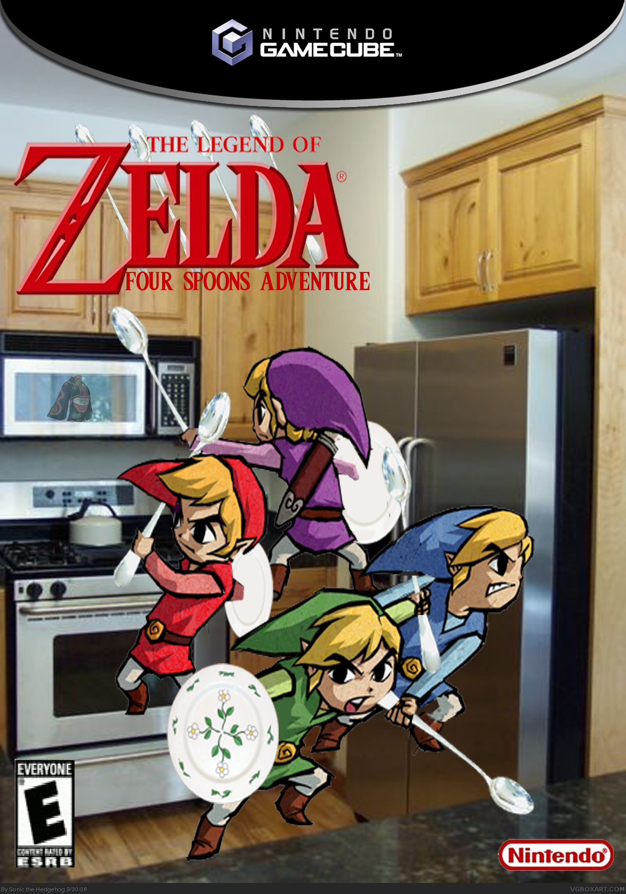 The Legend of Zelda: Four Spoons Adventure box cover