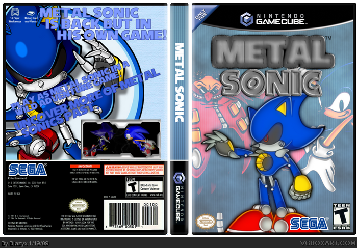 Metal Sonic box art cover