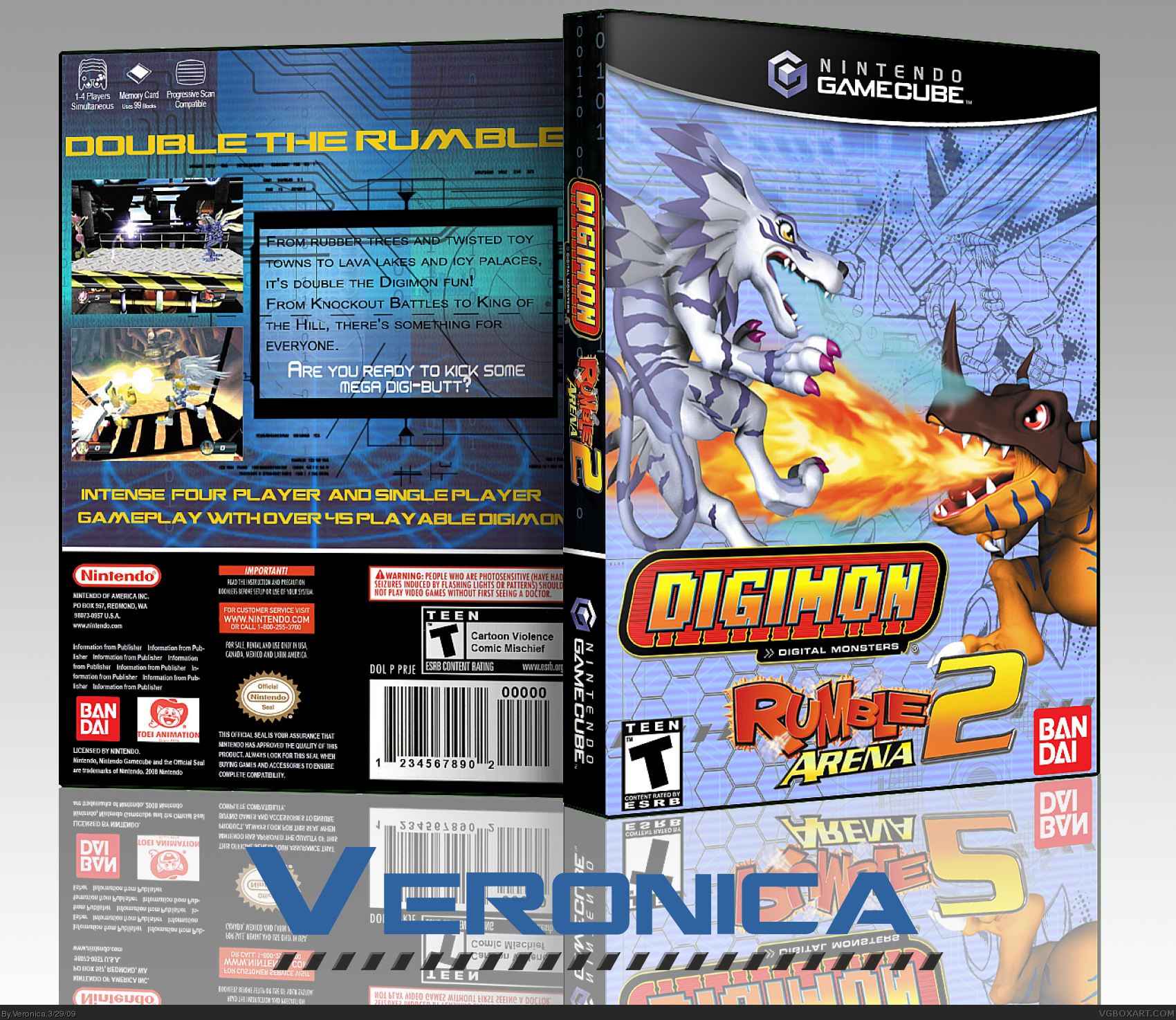 Digimon Rumble Arena 2 box cover