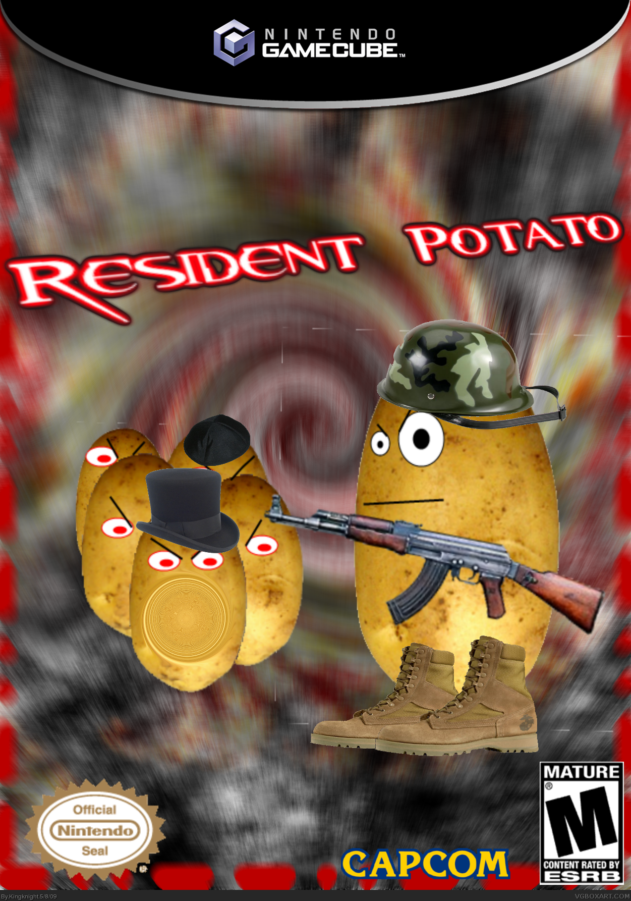 Resident Potato box cover