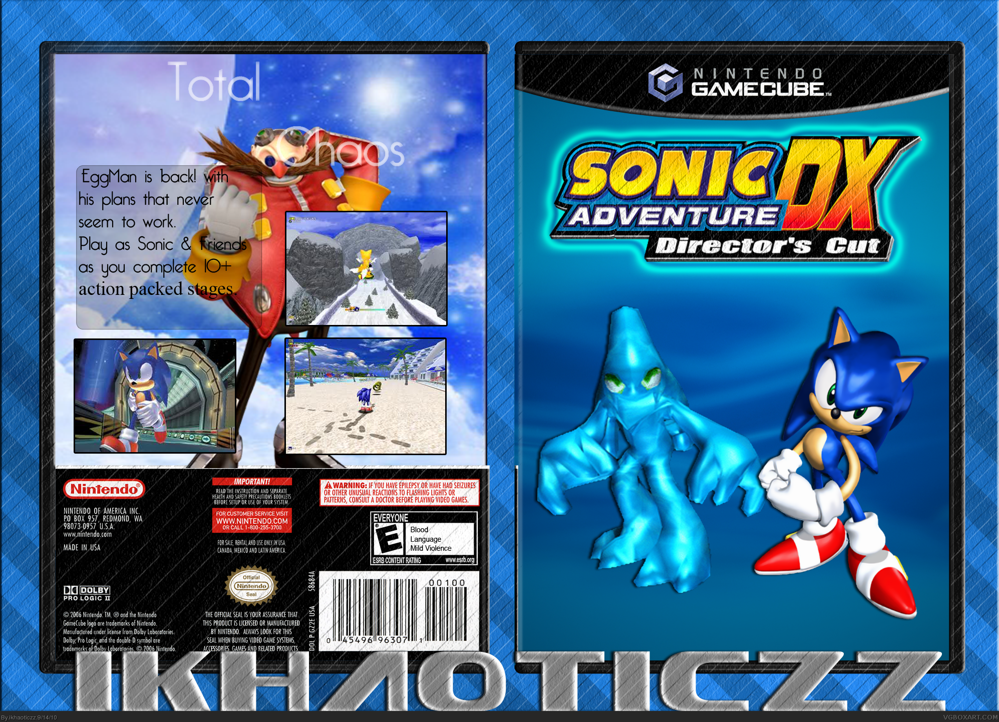 Sonic Adventure DX: Directors Cut box cover