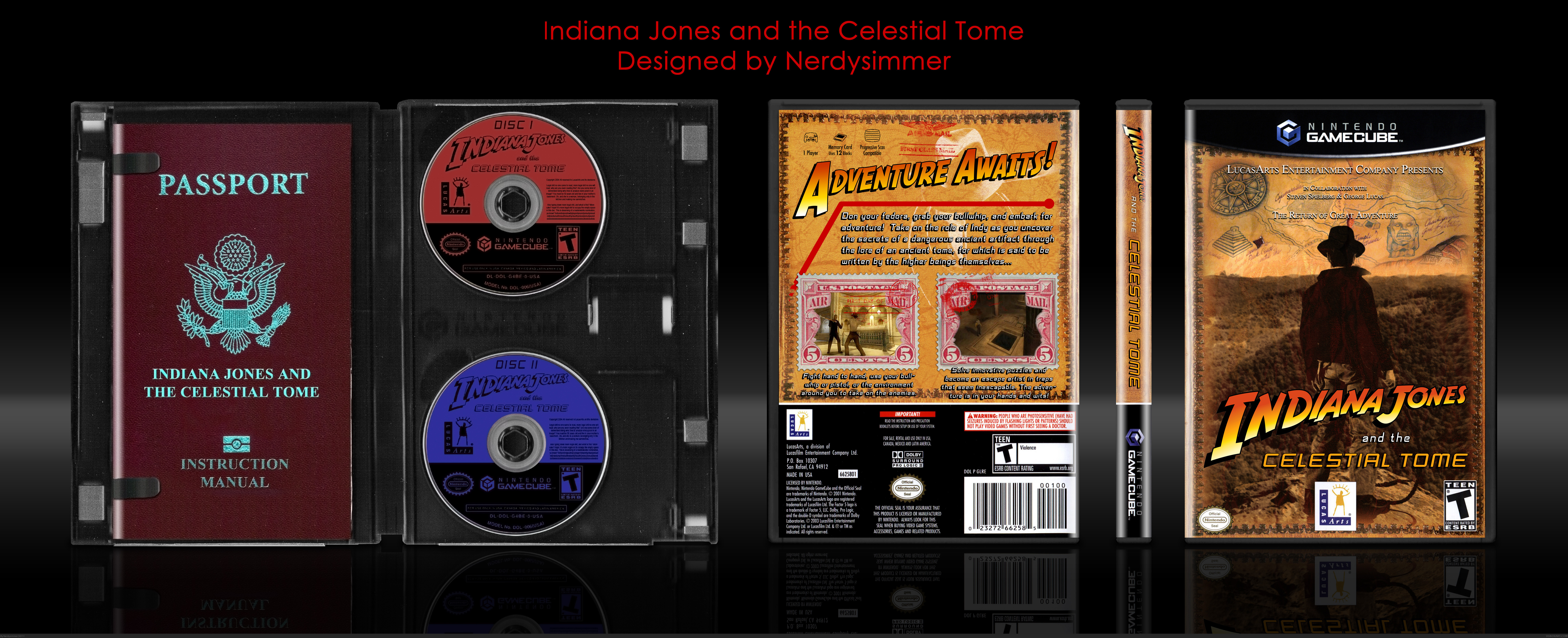 Indiana Jones and the Celestial Tome box cover