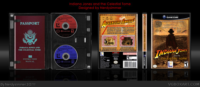 Indiana Jones and the Celestial Tome box art cover