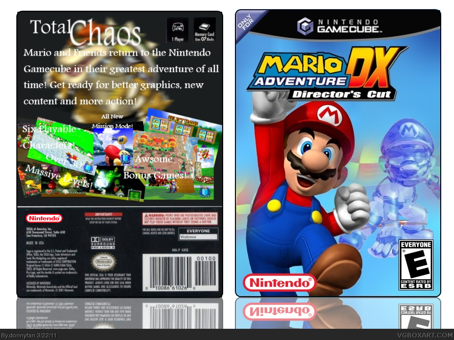 Mario Adventure DX: Directors Cut box cover