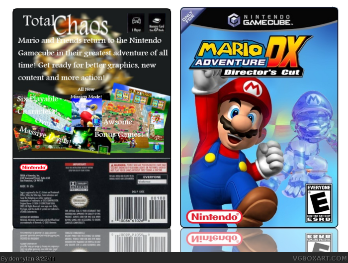 Mario Adventure DX: Directors Cut box art cover