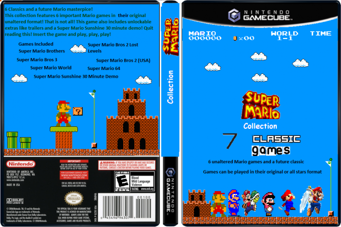 Super Mario Collection box art cover