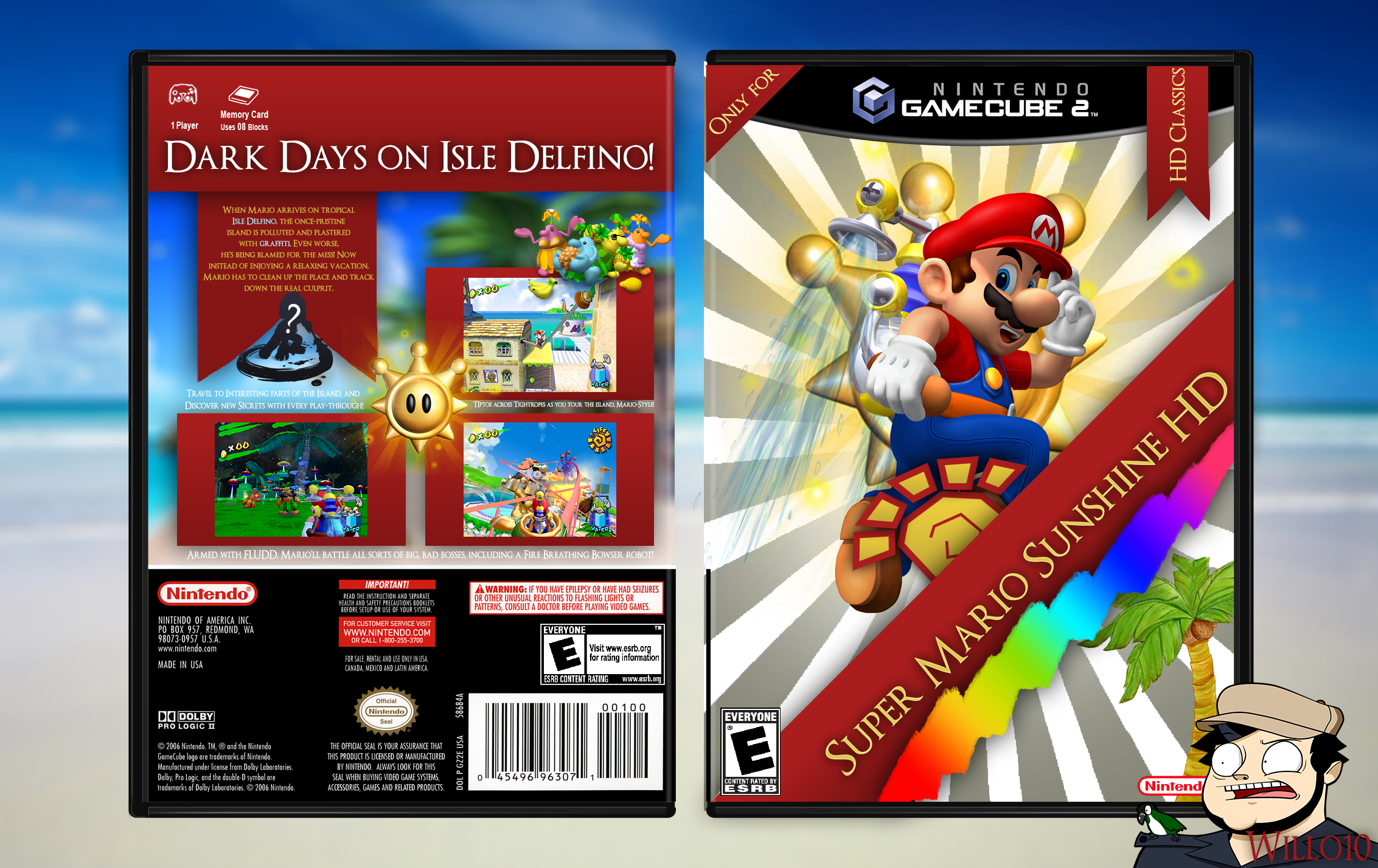 Super Mario Sunshine: HD Classics box cover