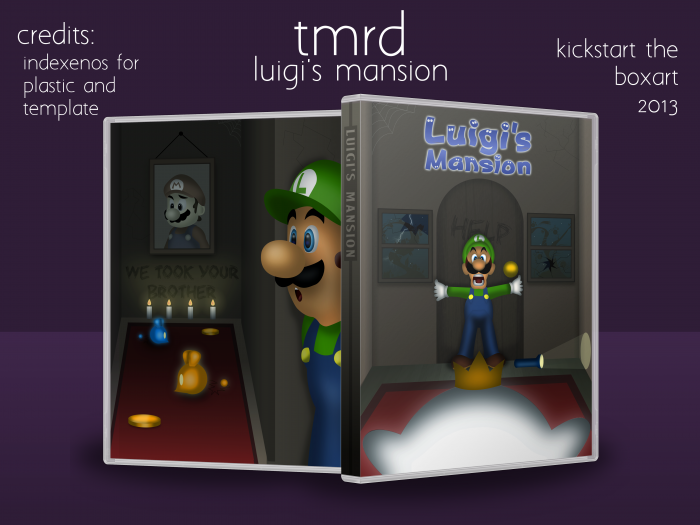 Luigi's Mansion box art cover