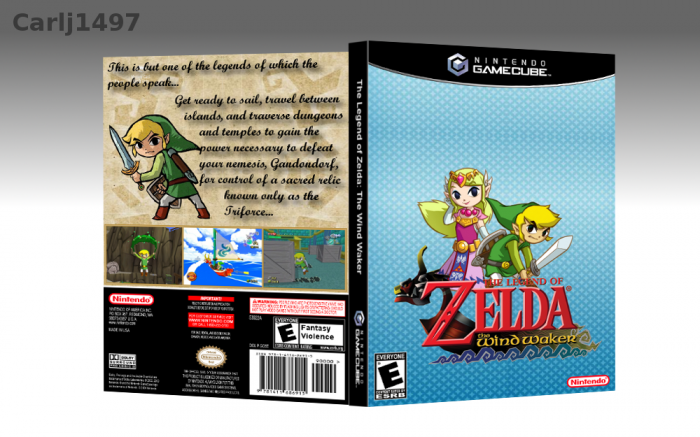 Zelda: Wind Waker box art cover