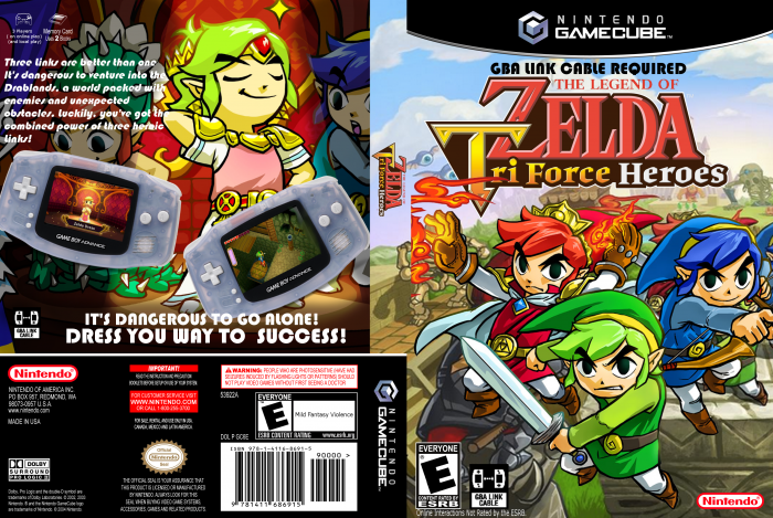The Legend Of Zelda: Triforce Heroes box art cover