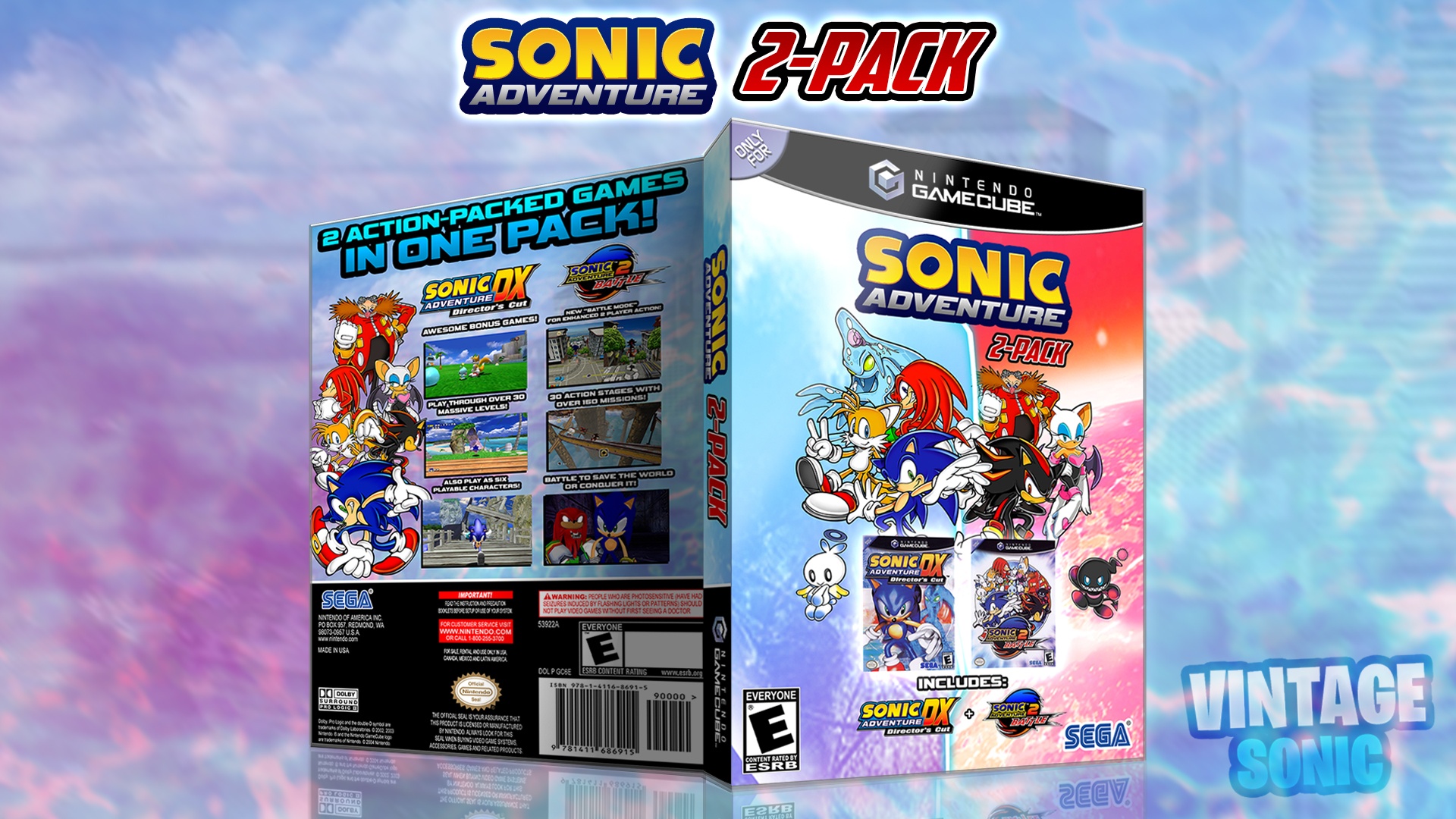 Sonic Adventure 2-Pack box cover