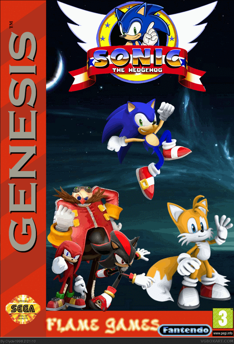 Sonic Remake box cover