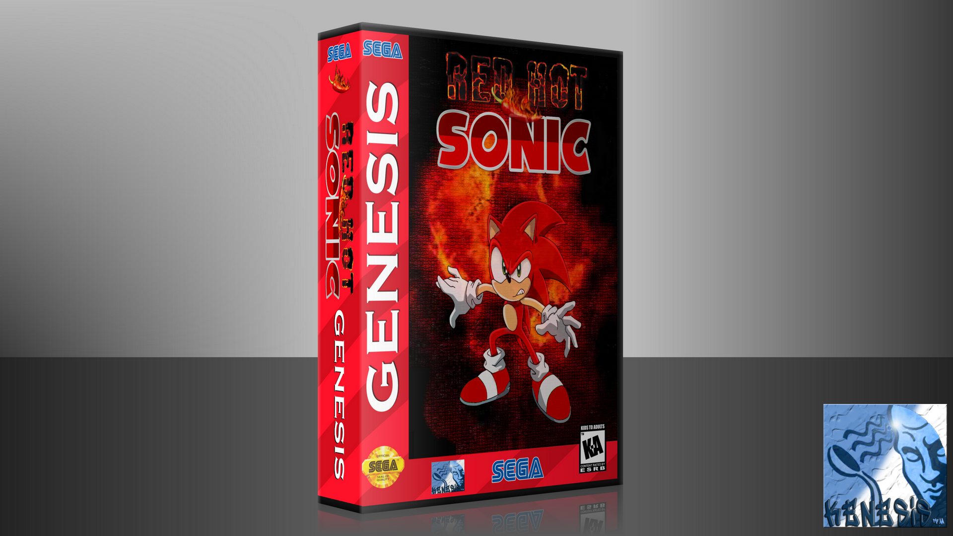 Red Hot Sonic box cover
