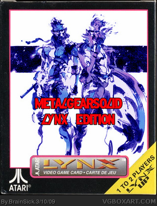 Metal Gear Lynx Edition box cover