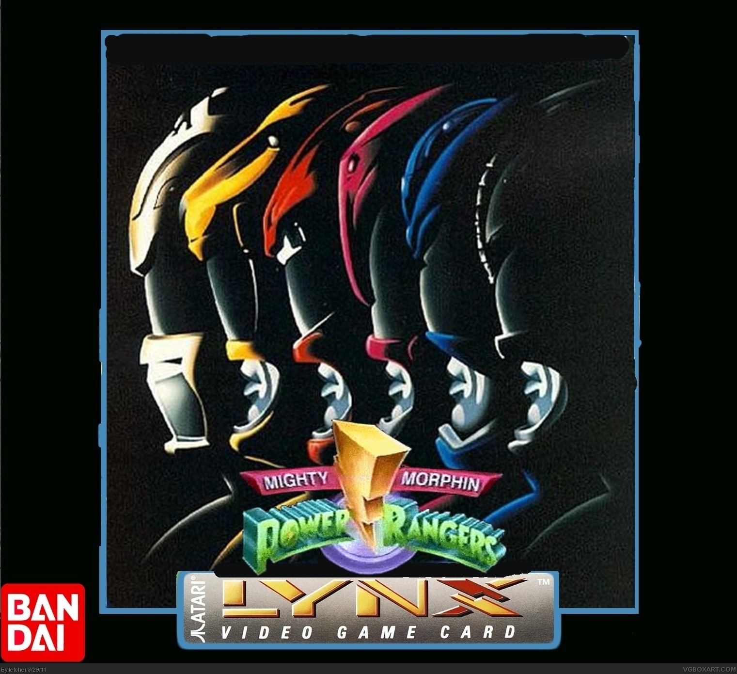 Mighty Morphin Power Rangers box cover