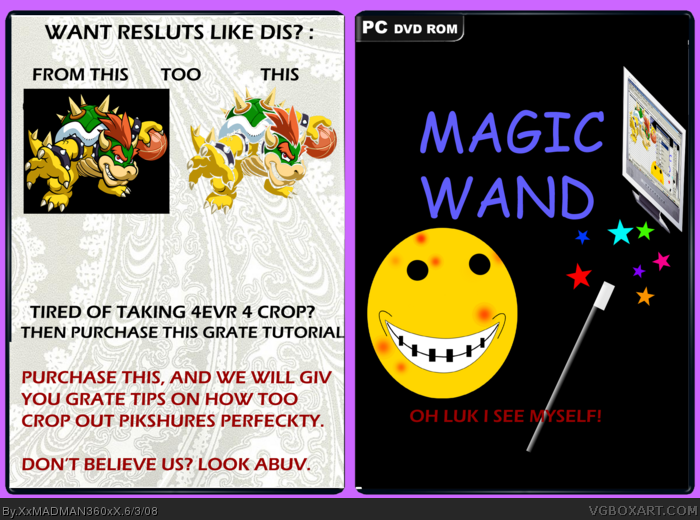 MAGIC WAND box art cover
