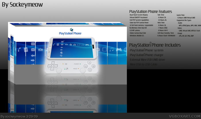 PlayStation Phone box art cover