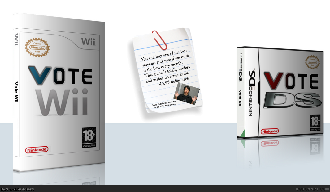 Vote Wii & DS box cover