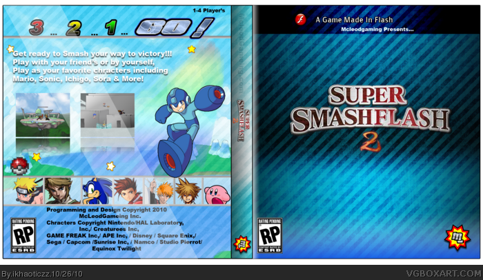 Super Smash Flash 2 box art cover