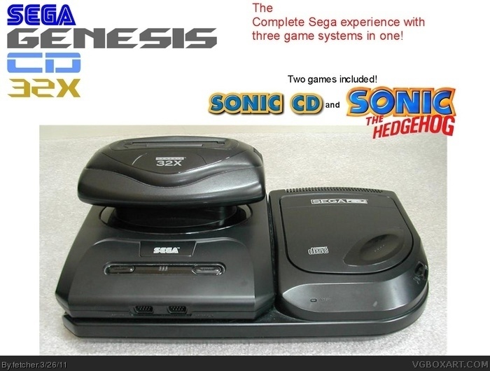 Sega 32X CD box art cover