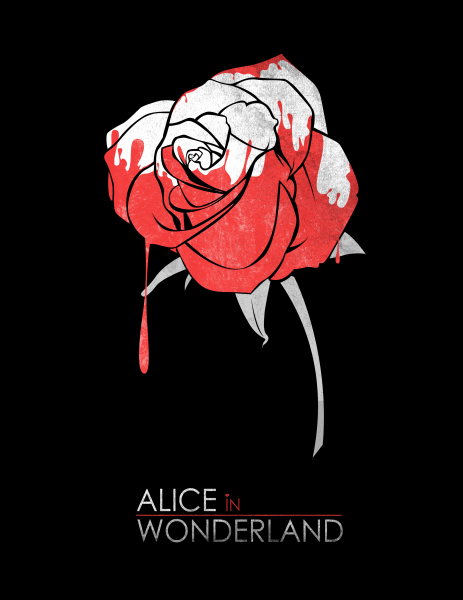 Minimalist Poster : Alice in Wonderland box art cover